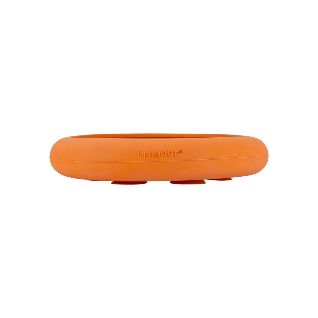 Dog Feeder Lickimat Orange Rubber Modern-1