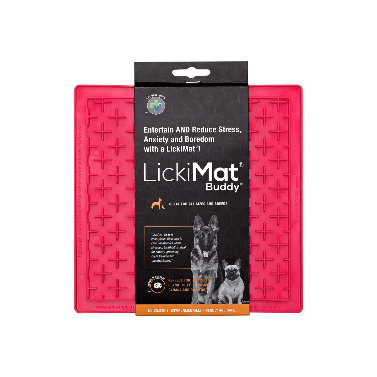 Dog Feeder Lickimat Pink TPR-1